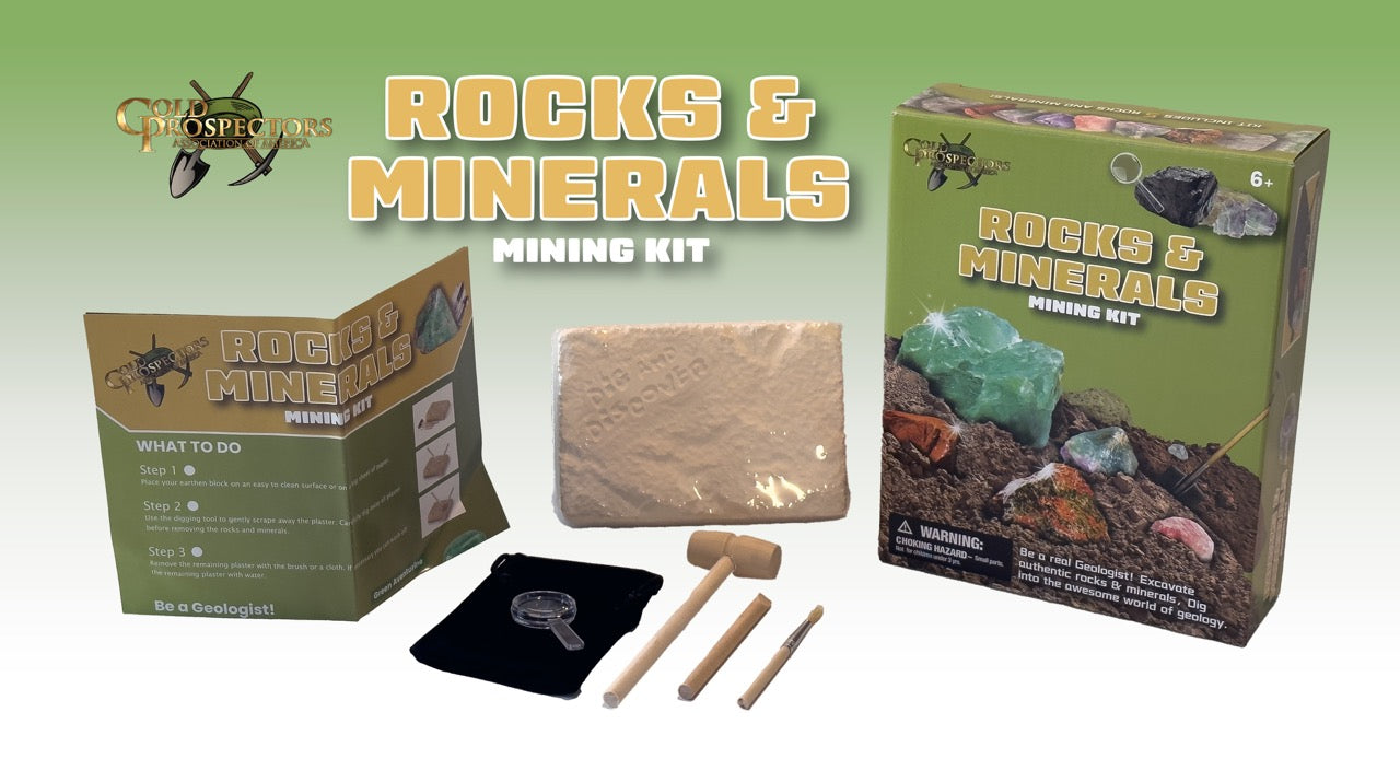 Rocks & Minerals Mining Kit - Gold Prospectors Association of America