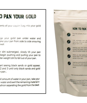 Paydirt Training Bag & Gold Pan | Gold Prospectors Association of America