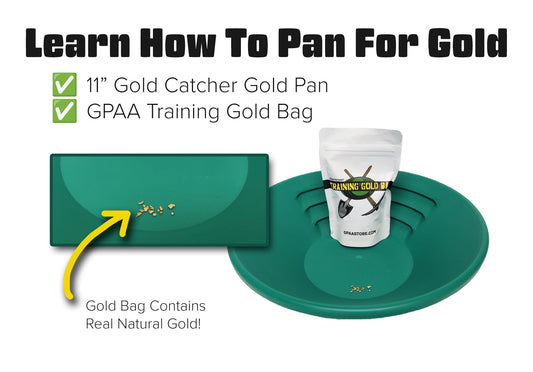 Paydirt Training Bag & Gold Pan