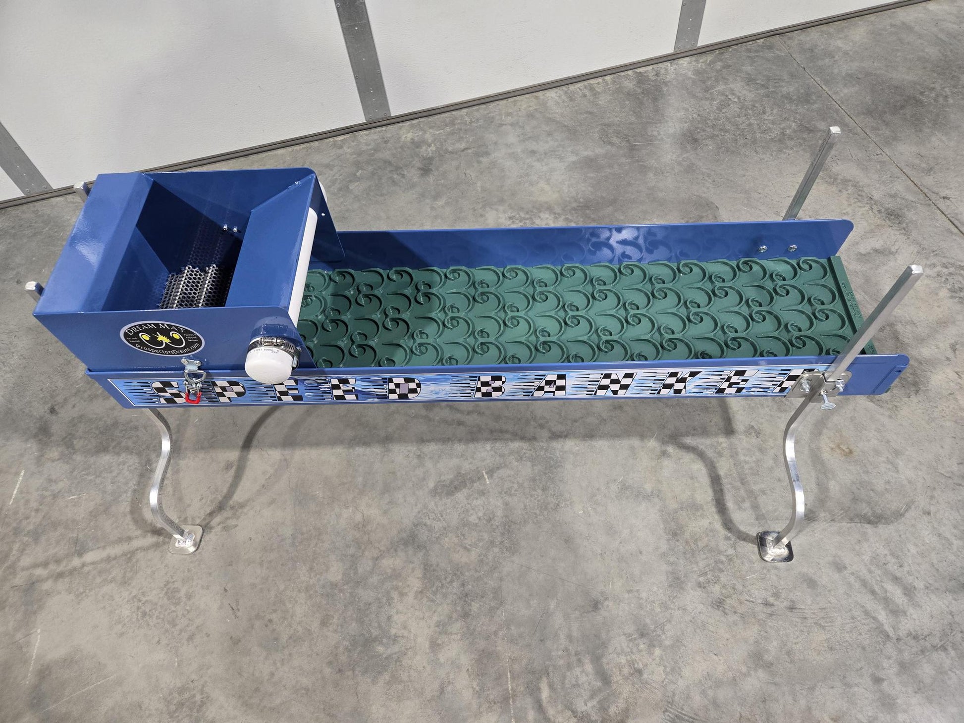 10x42 Speed Banker Unclassified Power Sluice with Dream Mat | Gold Mining Equipment