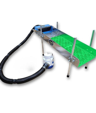 10X35 Power Sluice Box Kit with Dream Mat + 18" leg Kit | Gold Prospecting Equipment