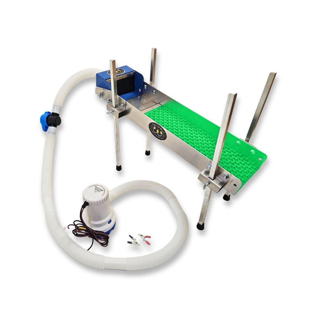 6X24 Power Sluice Box Kit with Dream Mat - 18" legs | Gold Prospecting Equipment