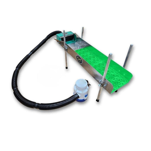 8X35 Power Sluice Box Kit with Dream Mat + 18" leg Kit | Gold Prospecting Equipment