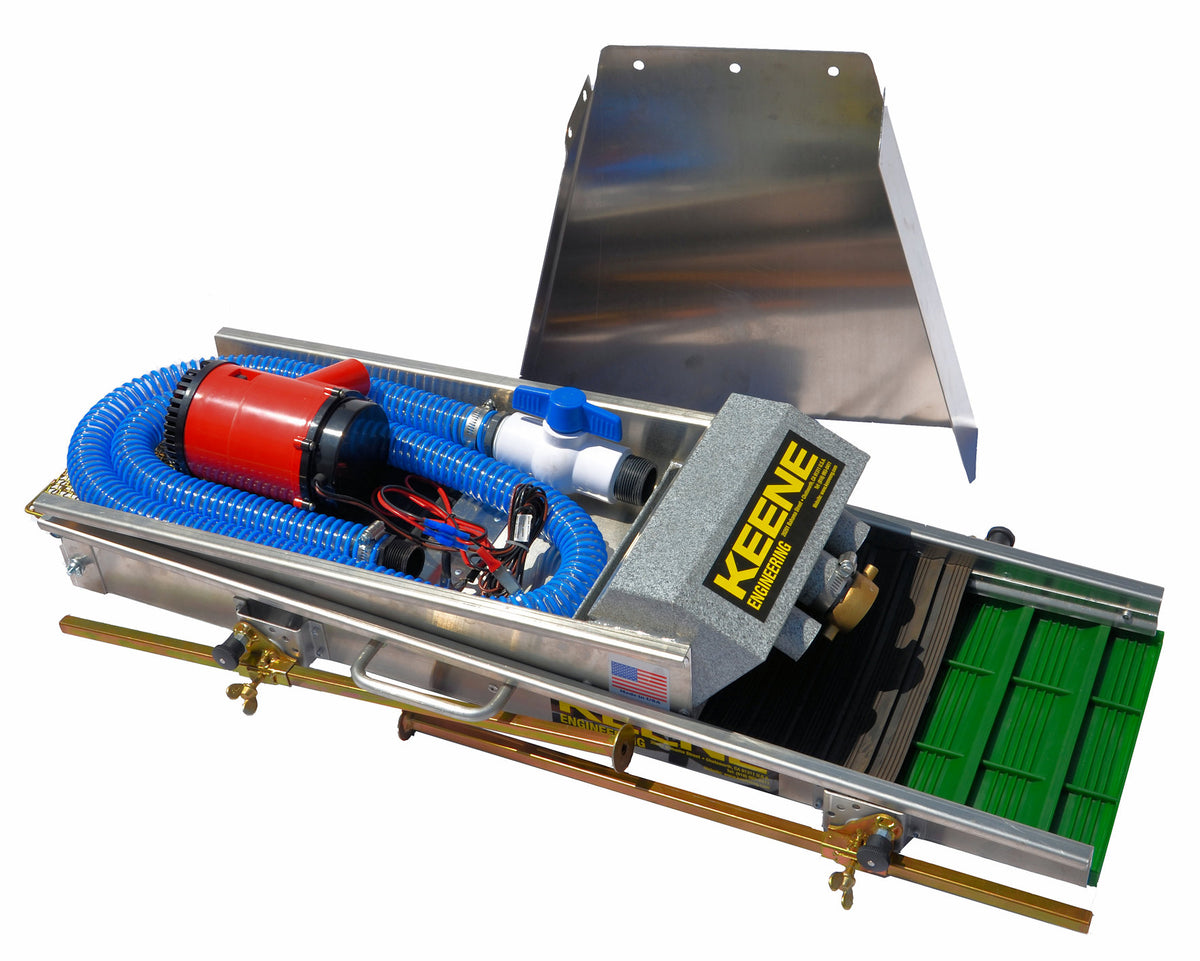 Keene MiniMax Power Sluice Concentrator – packed with pump and hose