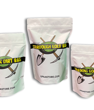 GPAA Paydirt Gold Bag Bundle (All 3) | Gold Prospectors Association of America